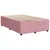 Vidaxl Box spring postelja z vzmetnico roza 120x190 cm žamet