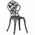 3-dijelni bistro set od lijevanog aluminija