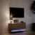 Zidni TV ormarić s LED svjetlima boja hrasta 80x31x38 cm