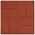 Kamen za hodanje 6 pcs Crvena 40,5 x 40,5 x 2 cm Guma