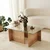 Hanah Home Escape Klub sto, 105x40x65cm, Hrast
