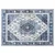 vidaXL Preproga ORIZ Temno modra 200 x 280 cm 100% poliester