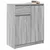 Komoda s ladicom siva sonoma 71x35x84 cm konstruirano drvo