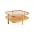 Hanah Home klub sto Alaska 90, 90 cm, hrast