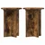 Stalak za biljke 2 pcs Dimljeni hrast O29,5 x 40 cm
