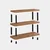 Hanah Home Polica 80x75x28cm Crno-Bež
