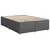 Vidaxl Box spring postelja z vzmetnico temno siva 160x200 cm blago