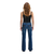 Cropp - Farmerke flare - navy