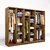 Hanah Home Ormar Kardelen 1600-126, 220x180x51,8 cm, , Braon
