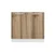 Hanah Home kuhinjski element Minar 4147, 90 cm, beli / dore