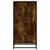 Stalak za cipele boja hrasta 48x38x97,5 cm konstruirano drvo