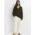 Pull&Bear Pulover temno rjava