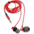 Slušalice s mikrofonom Aiwa - ESTM-50RD, crvene