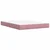 Vidaxl Box spring postelja z vzmetnico roza 140x190 cm žamet