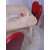 HANAH HOME Dečiji sto i stolice Bunny Two Chair Set Red Brown
