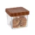 Madame Coco Biscuit Kutija za keks, Smeđa