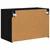 TV zidni ormar Zidne Crna 59,5 x 31 x 40 cm Konstruirano drvo
