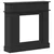 Okvir za kamin Crna 102 x 26 x 100 cm Konstruirano drvo