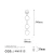 Opviq Domino 11045 Zidna lampa, Bronza