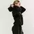 GymBeam Women‘s Varsity Hoodie Black