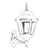 Lessentiel Maison Spoljna zidna lampa BAP-68206-BSY, 42 cm, IP65, E27, 40W, Crna
