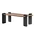 HANAH HOME Sto za dnevnu sobu Renard Atlantic Pine Anthracite