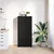 Ormar s ladicom crni hrast 55,5x34x119,5 cm konstruirano drvo