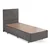 Hanah home Krevet Silver 100x38x200cm Crni