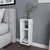 Hanah Home Noćni ormarić Sault 23,2x59,6x22cm Beli