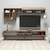 Hanah Home Milan TV TV polica, Braon-Bela