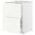 METOD / MAXIMERA Pod.element, 2fronta/2vis.fioke, bela/Vallstena bela, 60x60 cm