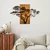 Wallity Zidna dekoracija Acacia Tree - 387-A, 90x58x3 cm, Smeđe boje
