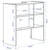 METOD Zid.okv.elem. za ugradni aspirator, bela, 80x37x80 cm
