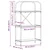 Polica 3 razina 60 x 30 x 109 cm Konstruirano drvo