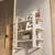 Hanah Home Zidna polica Suno, 90x90x22 cm,Krem