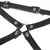 Subblime Fetish Leather Waist & Leg Harness Black