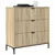 Kreveta Sonoma hrast 79,5 x 33 x 82 cm Konstruirano drvo