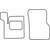 Textile car mats Renault Espace 1997-2002 (front)
