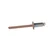 Aluminijaste odprte zakovice 4,8x10 mm RAL 8004