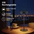 LED prigušiva spoljna punjiva dodirna stona lampa SHINE LED/1,5W/3,7V 3000 mAh IP44 crna