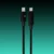 Kabl AVAX CB654 Pulsey / USB-C to USB-C / 60W / 1m braided / Gray