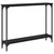 Konzolna stolica s policom Crni hrast 100 x 22,5 x 75 cm