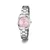 GUESS Analogna ura Alice roza/srebrna
