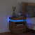 Noćni ormarić s LED svjetlima Artisan hrast 40x39x48,5 cm