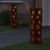 Solarna LED svjetlost za stazu 2 pcs Topla bijela