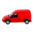 shumee WELLY FORD TRANSIT CONNECT RDEČ 1:34 43631