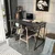 Hanah Home Radni sto Admira, 120x120x60 cm, Crni