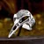 Prstan Steel viking Skull Raven - SS8-1272R