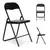 ModernHome Set od 6 sklopivih stolica Eco-leather, Crni