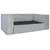 2-dijelni set sofa od prirodnog ratana s jastucima sivi